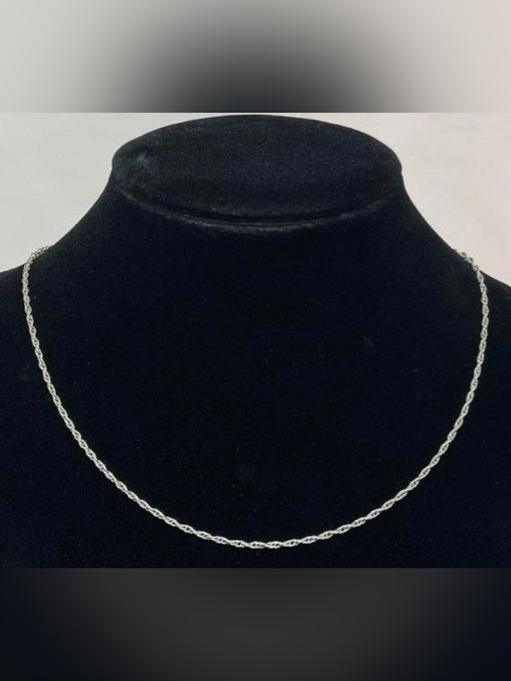 JAMES AVERY 925 Sterling Silver 1.80mm Wide Rope Chain Link Necklace 3.4g - Picture 3 of 6